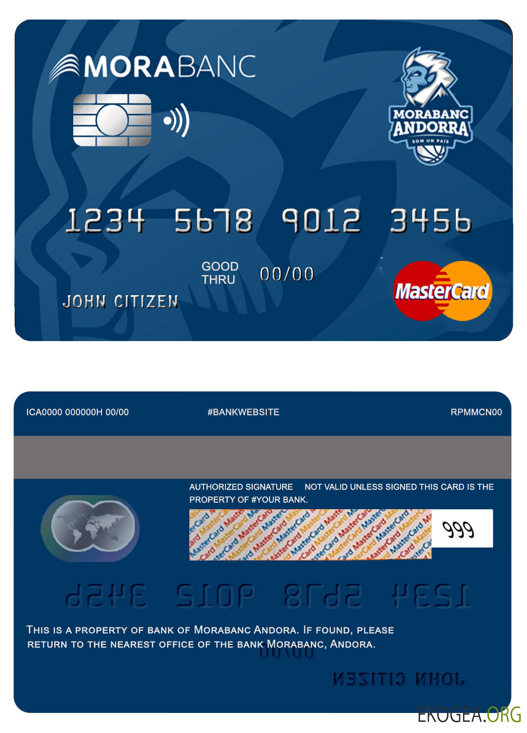 Carte Mastercard Andora Morabank